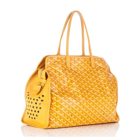 goyard dog bag.